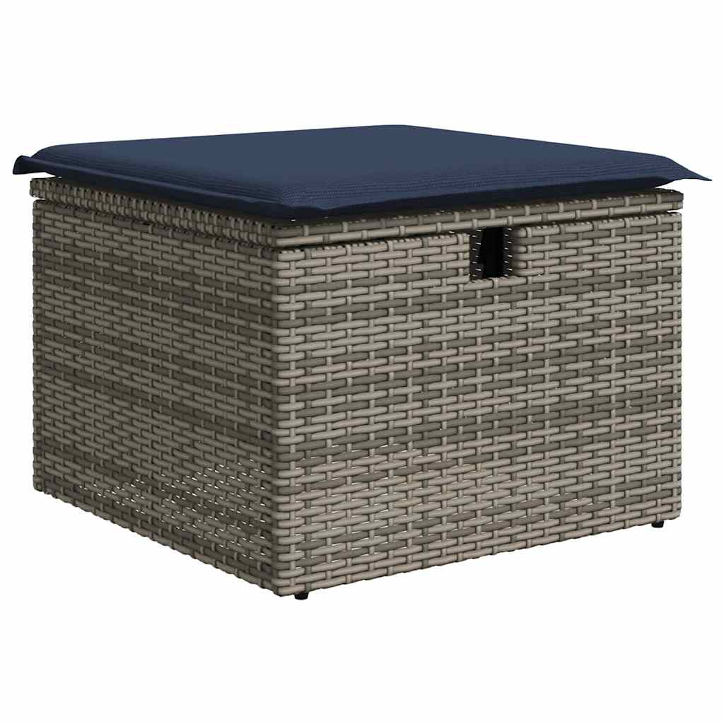 Sofasæt til Haven 8 Dele med Hynder Polyrattan Grå - billede 6