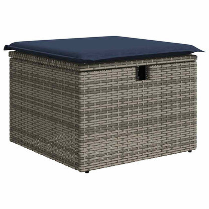 Sofasæt til Haven 8 Dele med Hynder Polyrattan Grå - billede 6