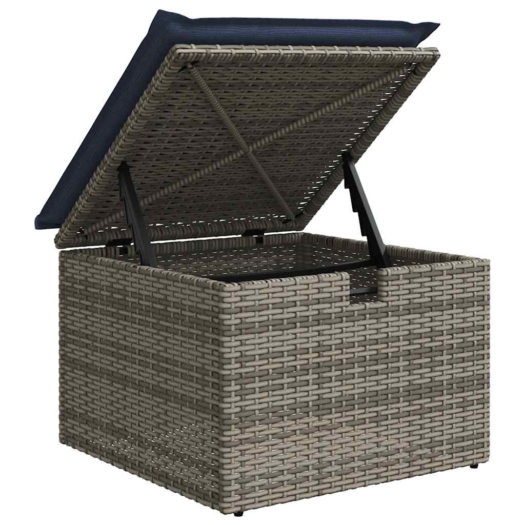 Sofasæt til Haven 8 Dele med Hynder Polyrattan Grå - billede 11