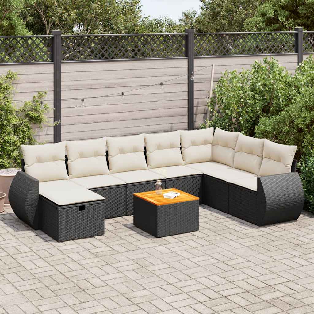Sofasæt Til Haven 9 Dele Med Hynder Polyrattan - Variant 3325857