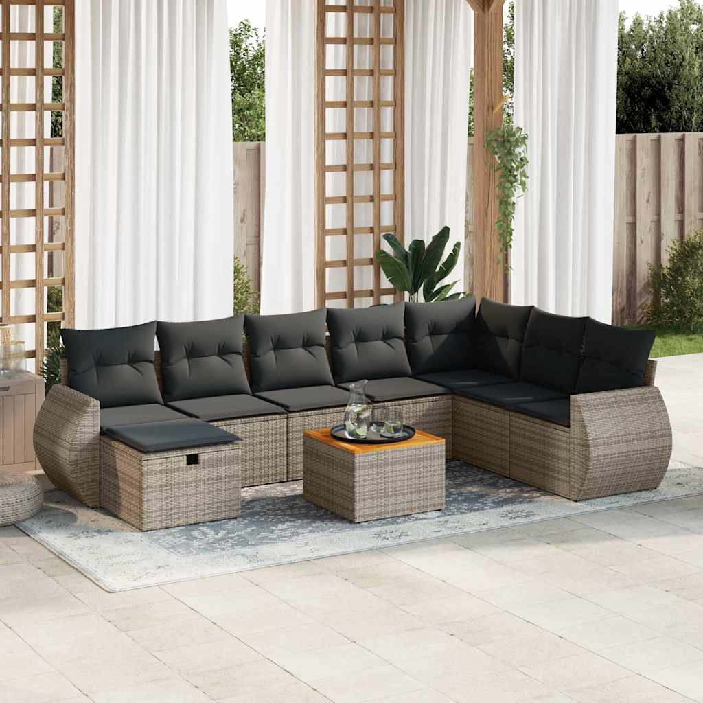 Sofasæt Til Haven 9 Dele Med Hynder Polyrattan - Variant 3325861