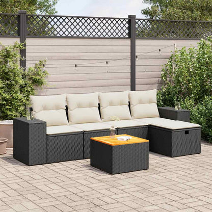 Sofasæt Til Haven 6 Dele Med Hynder Polyrattan - Variant 3325864