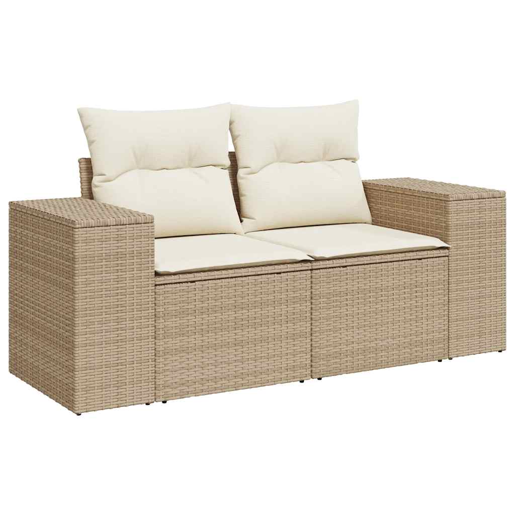 Sofasæt Til Haven 6 Dele Med Hynder Polyrattan - Billede 4