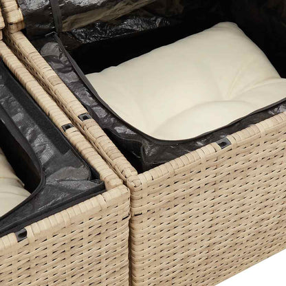 Sofasæt Til Haven 6 Dele Med Hynder Polyrattan - Billede 11