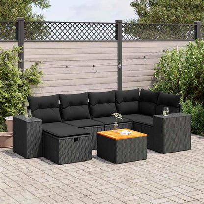 Sofasæt Til Haven 7 Dele Med Hynder Polyrattan - Variant 3325870