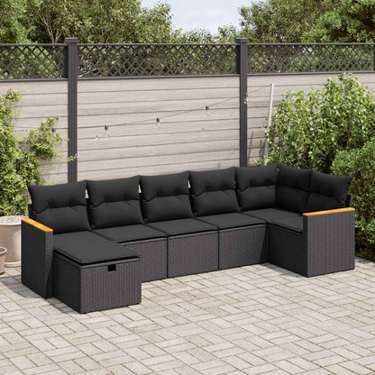 Sofasæt Til Haven 7 Dele Med Hynder Polyrattan - Variant 3325926