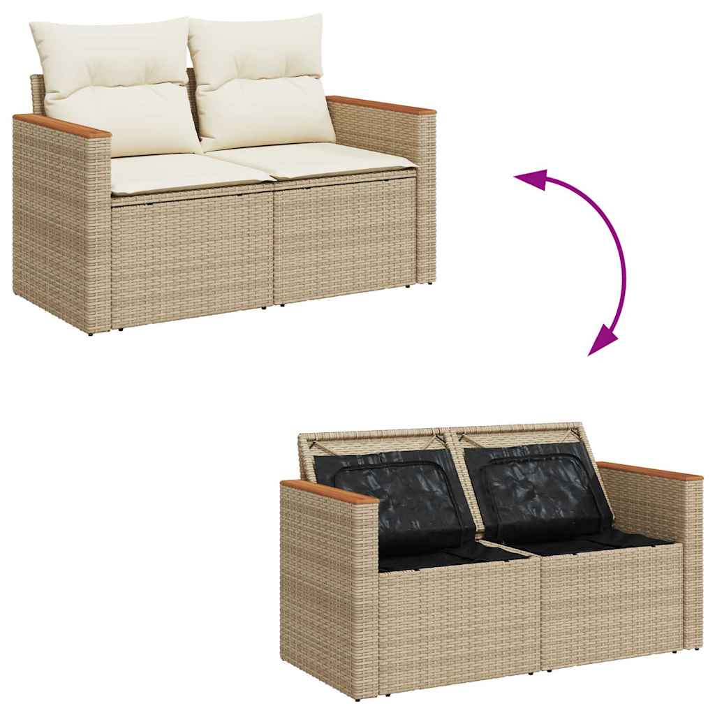 Sofasæt Til Haven 8 Dele Med Hynder Polyrattan - Billede 8