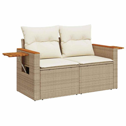 Sofasæt Til Haven 4 Dele Med Hynder Polyrattan - Billede 3