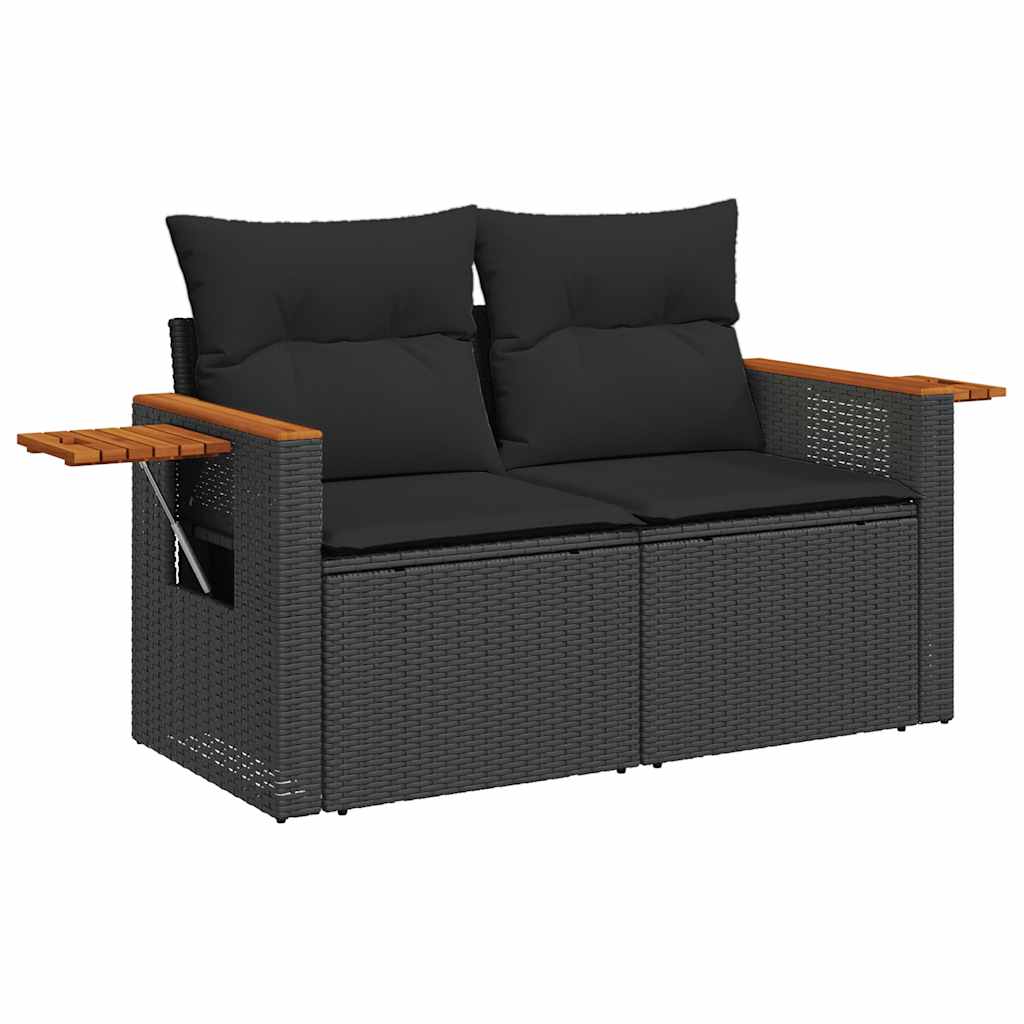 Sofasæt Til Haven 6 Dele Med Hynder Polyrattan - Billede 3