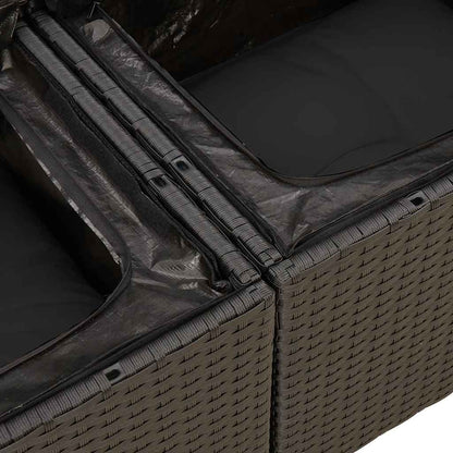 Sofasæt Til Haven 6 Dele Med Hynder Polyrattan - Billede 13