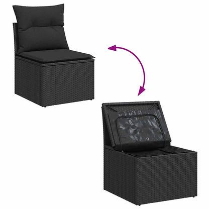 Sofasæt Til Haven 6 Dele Med Hynder Polyrattan - Billede 8