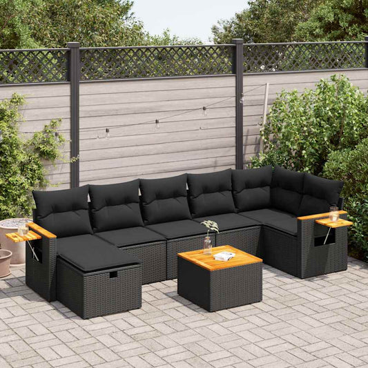 Sofasæt Til Haven 8 Dele Med Hynder Polyrattan