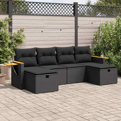 Sofasæt Til Haven 6 Dele Med Hynder Polyrattan - Variant 3325996