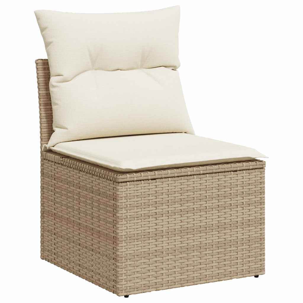 Sofasæt Til Haven 6 Dele Med Hynder Polyrattan - Billede 3
