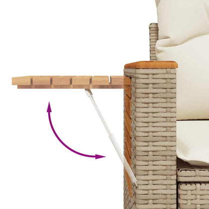 Sofasæt Til Haven 6 Dele Med Hynder Polyrattan - Billede 9