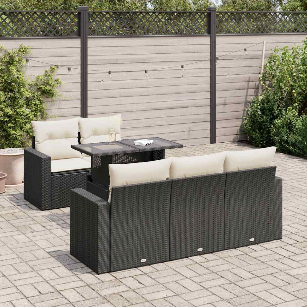 Sofasæt Til Haven 6 Dele Med Hynder Polyrattan - Variant 3326247