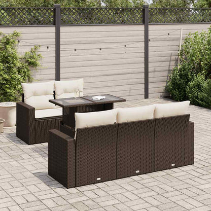 Sofasæt Til Haven 6 Dele Med Hynder Polyrattan - Variant 3326254