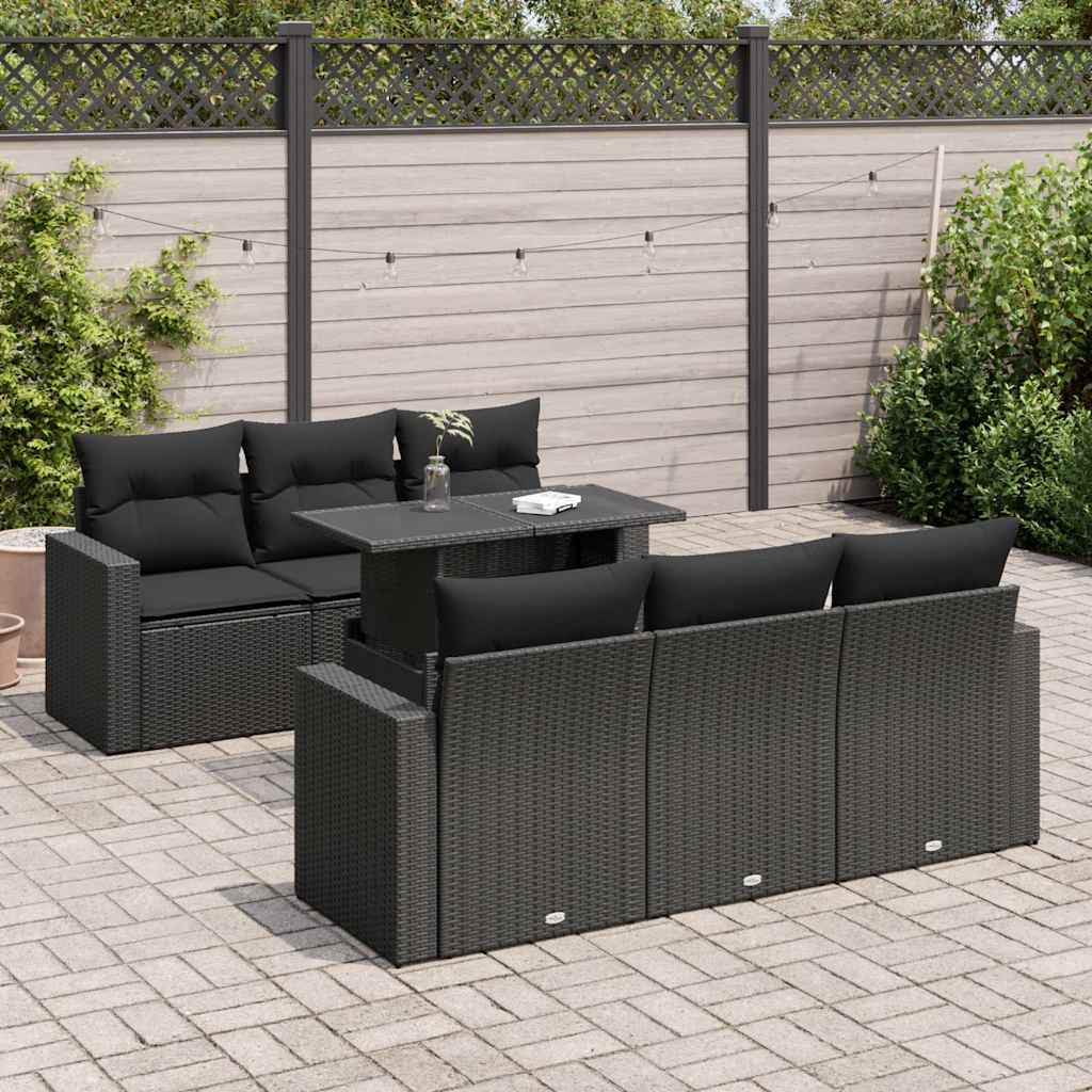 Sofasæt Til Haven 7 Dele Med Hynder Polyrattan - Variant 3326256