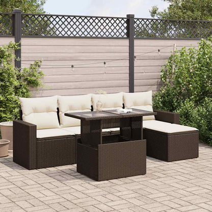 Sofasæt Til Haven 6 Dele Med Hynder Polyrattan - Variant 3326304