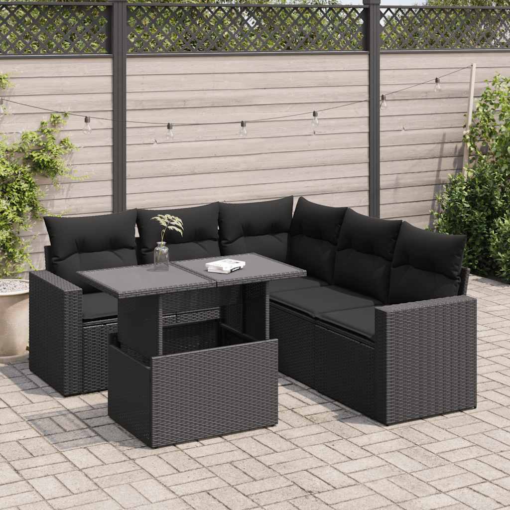 Sofasæt Til Haven 6 Dele Med Hynder Polyrattan - Variant 3326316