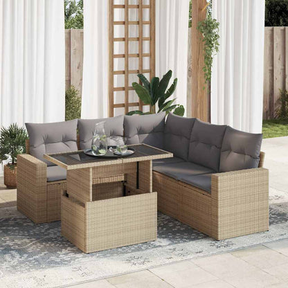 Sofasæt Til Haven 6 Dele Med Hynder Polyrattan - Variant 3326320