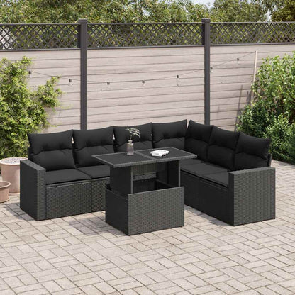 Sofasæt Til Haven 7 Dele Med Hynder Polyrattan - Variant 3326326