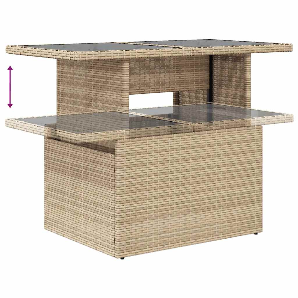 Sofasæt Til Haven 7 Dele Med Hynder Polyrattan - Billede 10