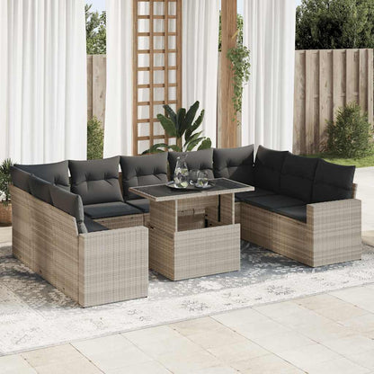 Sofasæt Til Haven 10 Dele Med Hynder Polyrattan - Variant 3326383