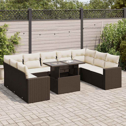 Sofasæt Til Haven 10 Dele Med Hynder Polyrattan - Variant 3326384