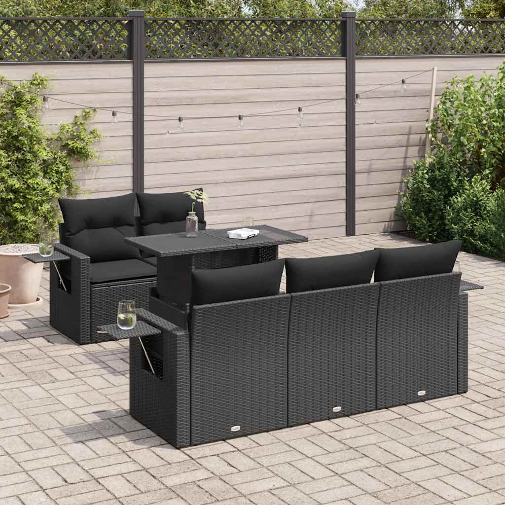 Sofasæt Til Haven 6 Dele Med Hynder Polyrattan - Variant 3326406