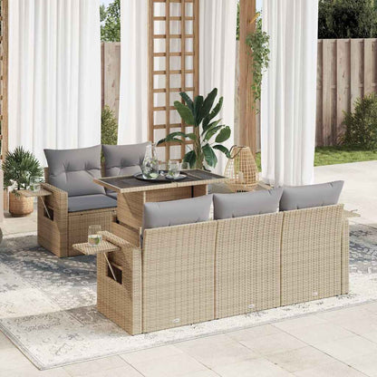 Sofasæt Til Haven 6 Dele Med Hynder Polyrattan - Variant 3326410