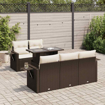 Sofasæt Til Haven 6 Dele Med Hynder Polyrattan - Variant 3326414