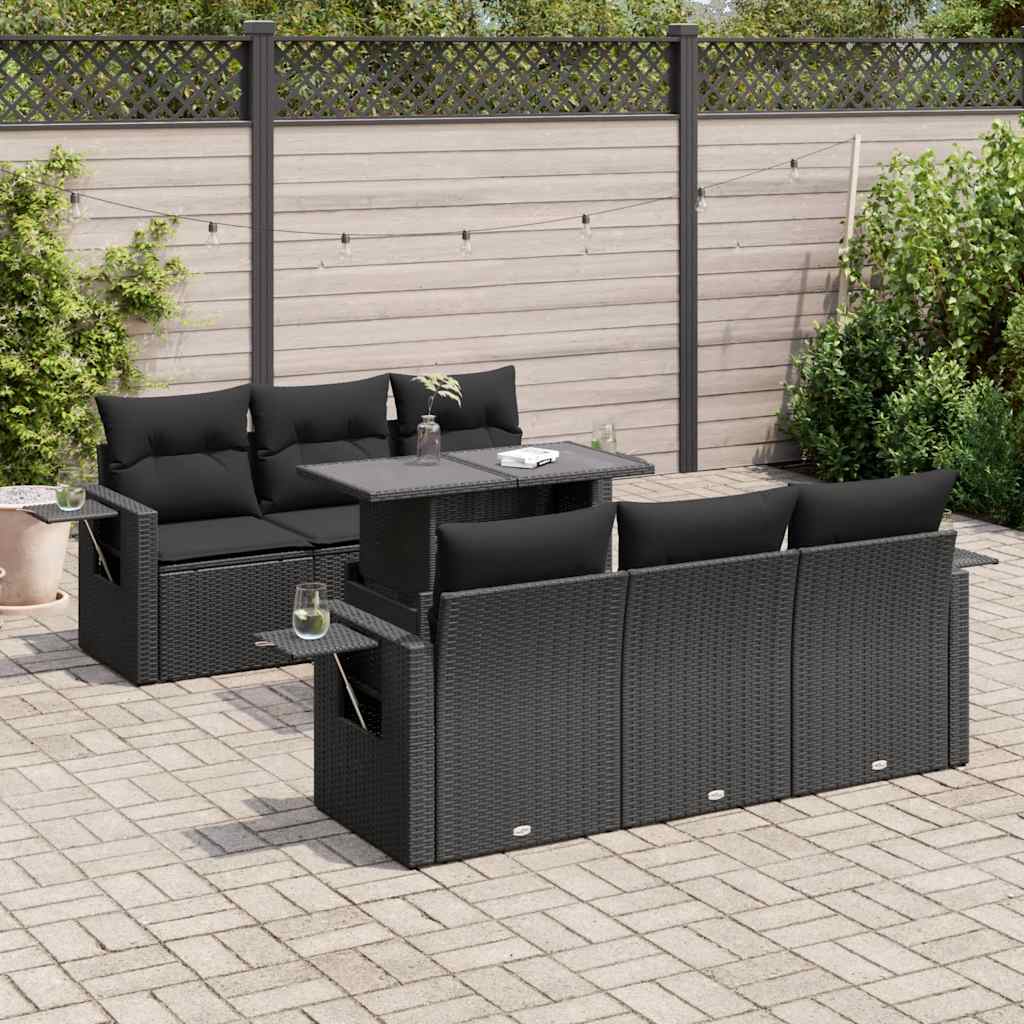Sofasæt Til Haven 7 Dele Med Hynder Polyrattan - Variant 3326416