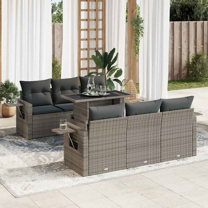 Sofasæt Til Haven 7 Dele Med Hynder Polyrattan - Variant 3326421