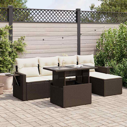 Sofasæt Til Haven 6 Dele Med Hynder Polyrattan - Variant 3326464
