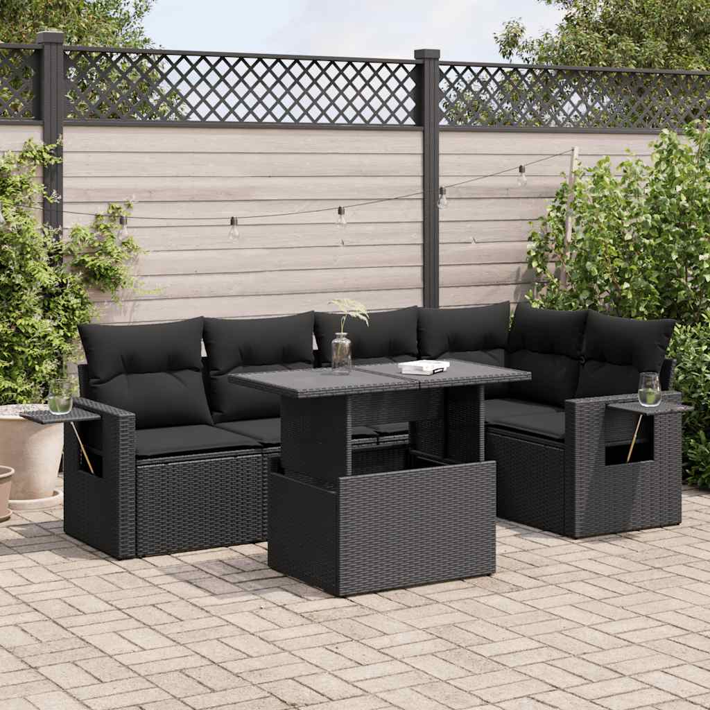 Sofasæt Til Haven 6 Dele Med Hynder Polyrattan - Variant 3326476