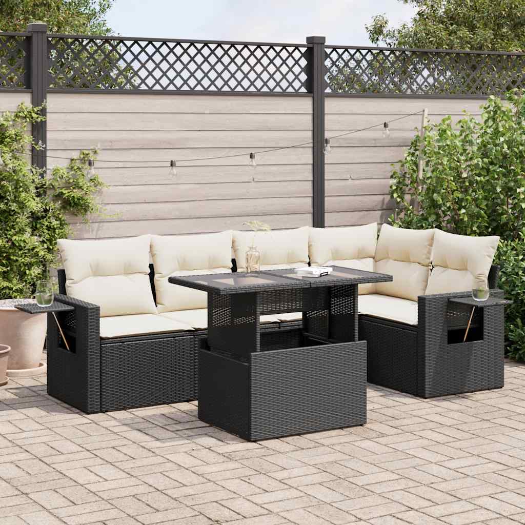 Sofasæt Til Haven 6 Dele Med Hynder Polyrattan - Variant 3326477