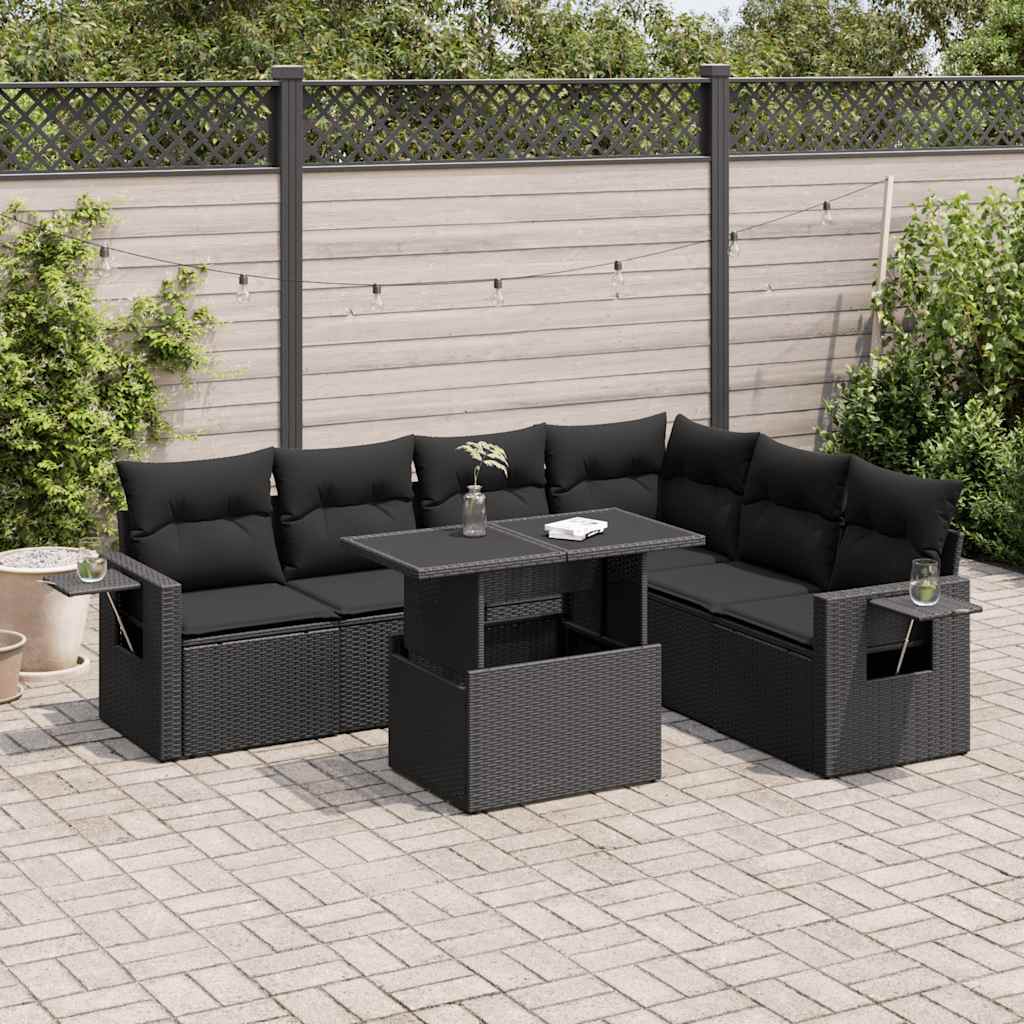Sofasæt Til Haven 7 Dele Med Hynder Polyrattan - Variant 3326486