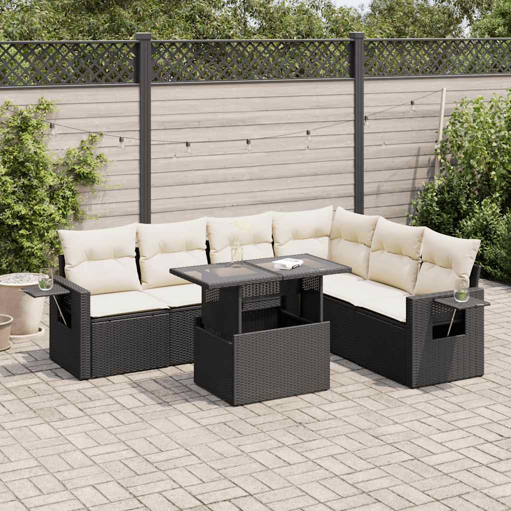 Sofasæt Til Haven 7 Dele Med Hynder Polyrattan - Variant 3326487