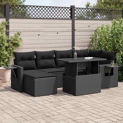 Sofasæt Til Haven 7 Dele Med Hynder Polyrattan - Variant 3326506