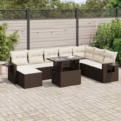 Sofasæt Til Haven 9 Dele Med Hynder Polyrattan - Variant 3326534