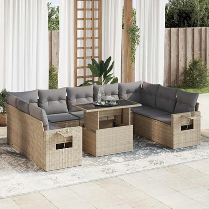 Sofasæt Til Haven 10 Dele Med Hynder Polyrattan - Variant 3326540