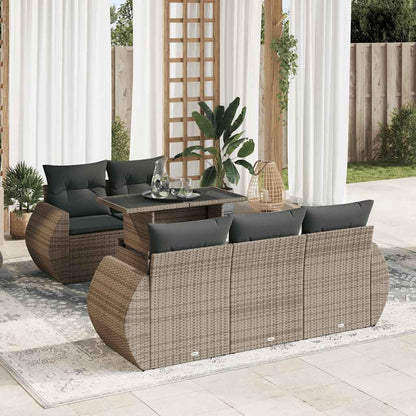 Sofasæt Til Haven 6 Dele Med Hynder Polyrattan - Variant 3326571