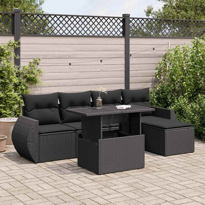 Sofasæt Til Haven 6 Dele Med Hynder Polyrattan - Variant 3326616