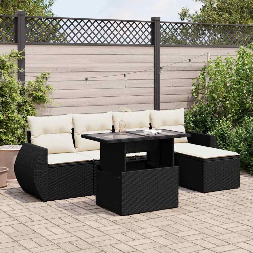 Sofasæt Til Haven 6 Dele Med Hynder Polyrattan - Variant 3326617