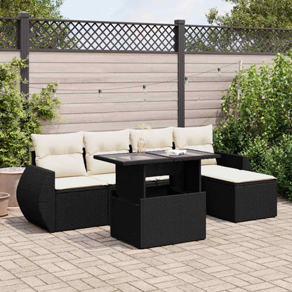 Sofasæt Til Haven 6 Dele Med Hynder Polyrattan - Variant 3326617