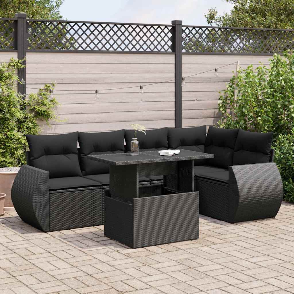 Sofasæt Til Haven 6 Dele Med Hynder Polyrattan - Variant 3326636