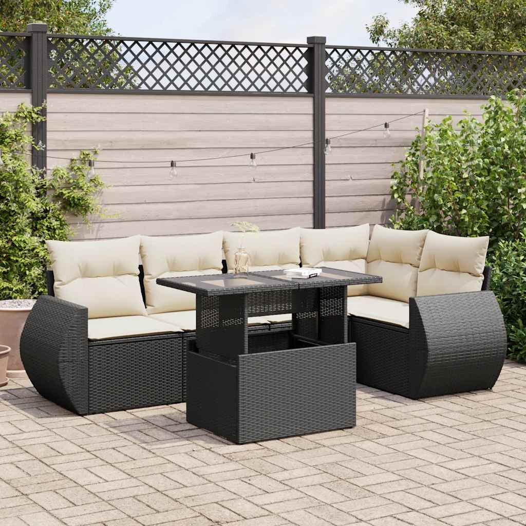Sofasæt Til Haven 6 Dele Med Hynder Polyrattan - Variant 3326637