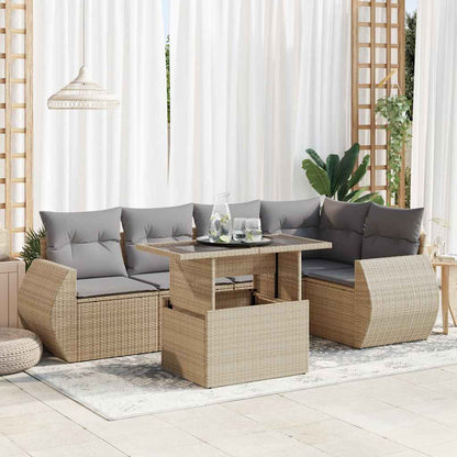 Sofasæt Til Haven 6 Dele Med Hynder Polyrattan - Variant 3326640