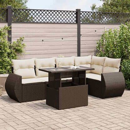 Sofasæt Til Haven 6 Dele Med Hynder Polyrattan - Variant 3326644
